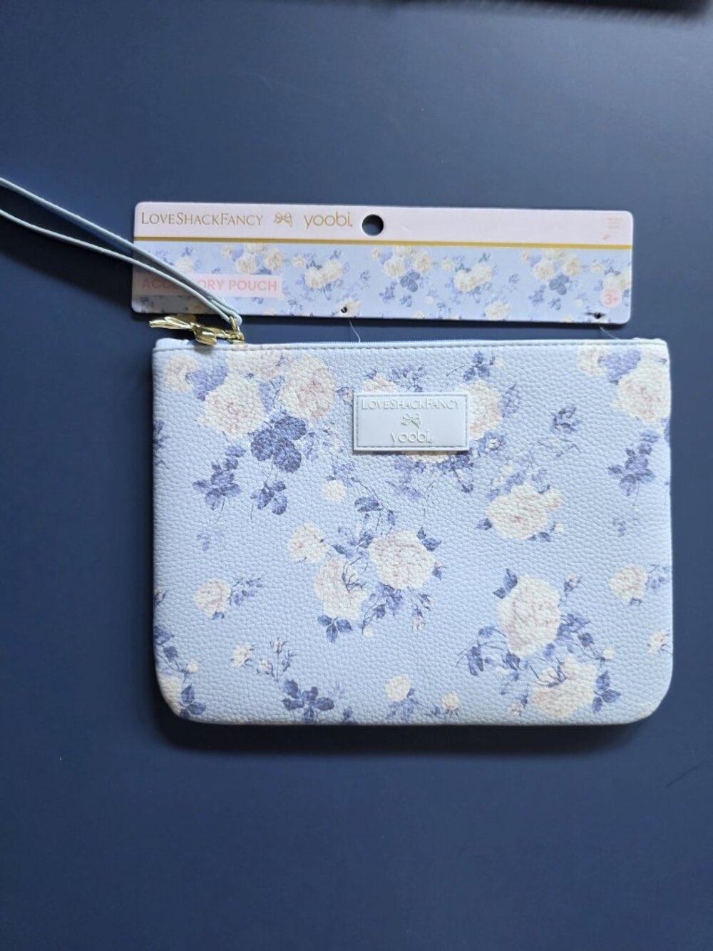 LoveShackFancy x Target Everblooming Rosettes Pencil Case Blue mini journal lot - Picture 2 of 3